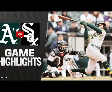 A's vs. White Sox Game Highlights (4/17/25) | MLB Highlights