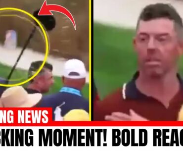 NEW Angle Rory McIlroy’s Wife Erica HIT by Drink & Rory’s BOLD Reaction Shocks Ryder Cup Crowd!