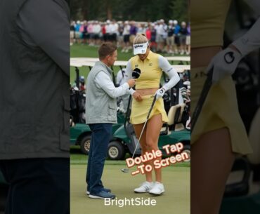 The Tallest Golfer’s Reaction Has Everyone Talking 👀#golf #tallestgolfer #short #tallwomen #sports The Tallest Golfer’s Reaction Has Everyone Talking 👀#golf #tallestgolfer #short #tallwomen #sports