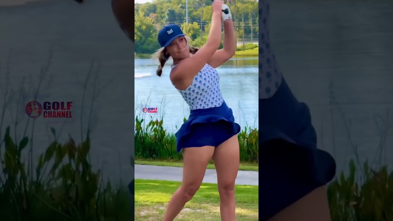 Amazing Golf Swing you need to see | Golf Girl awesome swing | Golf shorts | GABI POWEL Amazing Golf Swing you need to see | Golf Girl awesome swing | Golf shorts | GABI POWEL