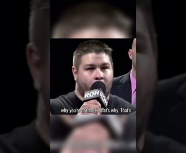 Jim Cornette and Kevin Owens ROASTING one another on the mic🎤 #kevinowens #jimcornette #roh #wwe