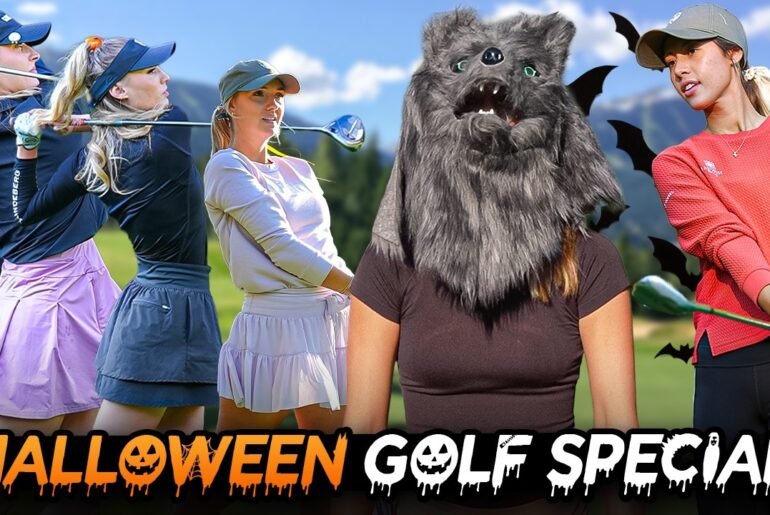 Halloween Golf Challenge: Loser Trick-or-Treats in a Banana Costume! | Golf Girl Games Halloween Golf Challenge: Loser Trick-or-Treats in a Banana Costume! | Golf Girl Games