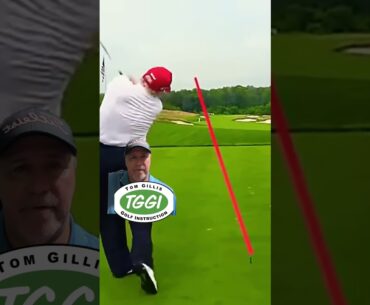 Donald Trump smokes a golf tee shot with Bryson Dechambeau! #brysondechambeau Donald Trump smokes a golf tee shot with Bryson Dechambeau! #brysondechambeau