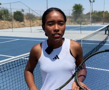 🚨🎾𝐁𝐑𝐄𝐀𝐊𝐈𝐍𝐆: Joanivia Bezuidenhout was crowned the country’s women’s tennis champion after