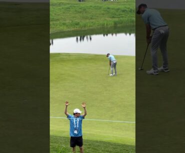 Corey Conners just missing birdie. #canada #shorts #golf #fun #subscribe #viral