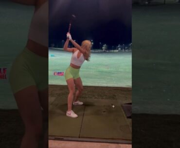 Amazing Golf Swing you need to see | Golf Girl awesome swing | Golf shorts | Claire He Amazing Golf Swing you need to see | Golf Girl awesome swing | Golf shorts | Claire He