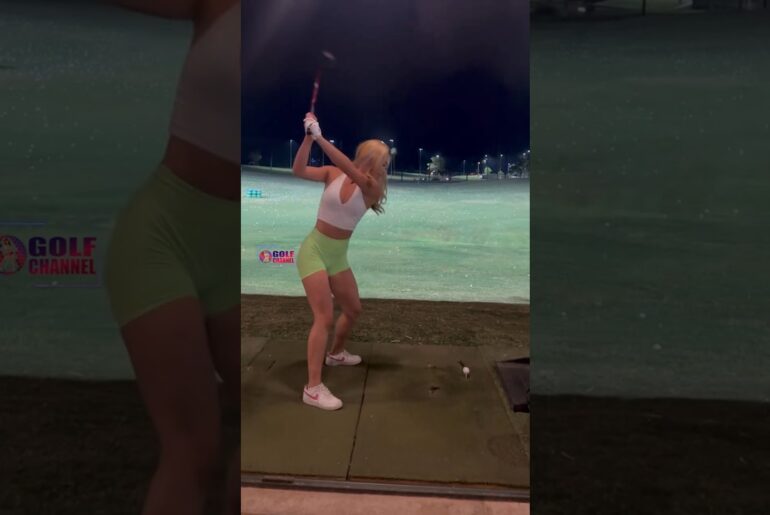 Amazing Golf Swing you need to see | Golf Girl awesome swing | Golf shorts | Claire He Amazing Golf Swing you need to see | Golf Girl awesome swing | Golf shorts | Claire He