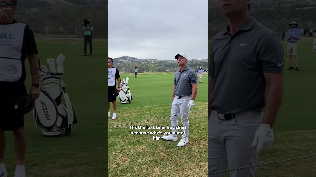 Paul Casey tells a fan! Paul Casey tells a fan!