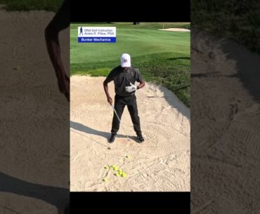 Bunker Mechanics #shortsvideo #shorts #pga #golftips #golfing #womensclinic