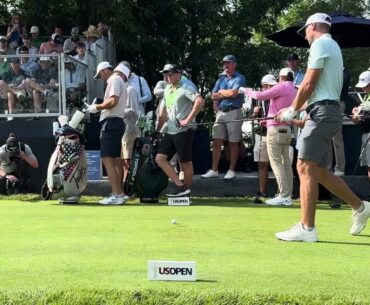 Sam Burns Golf Swing at the US Open, Oakmont Sam Burns Golf Swing at the US Open, Oakmont