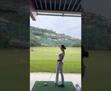 Chic on the Green | Elegant Golf Outfit. #fashion #golfswing Chic on the Green | Elegant Golf Outfit. #fashion #golfswing