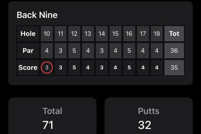 Golf app Golf app