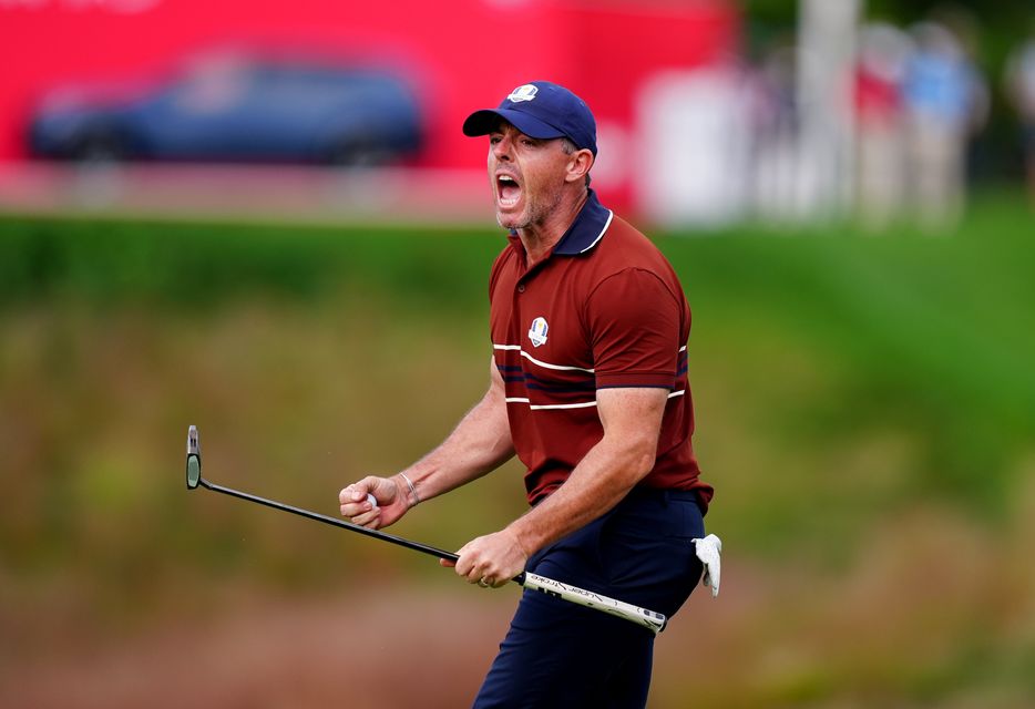 Rory McIlroy was a prime target for abuse by a hostile crowd during the Ryder Cup in New York (Mike Egerton/PA)