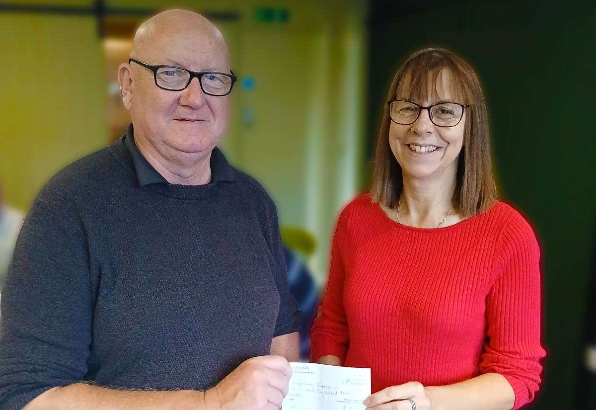 The Suffolk Golf Club captain Perry Garrod presents sizeable cheque to Shaftesbury The Suffolk Golf Club captain Perry Garrod presents sizeable cheque to Shaftesbury