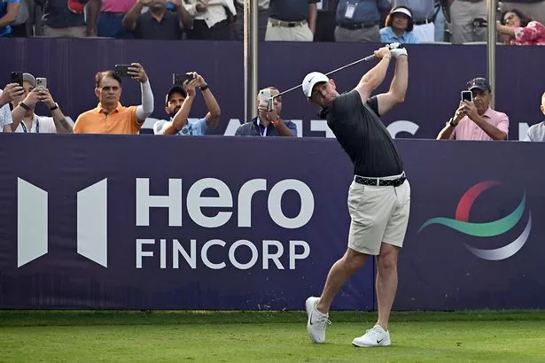 Rory McIlroy in action.