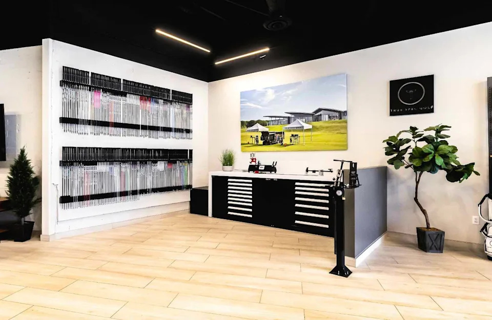 Inside the true spec golf studio in Scotsdale AZ