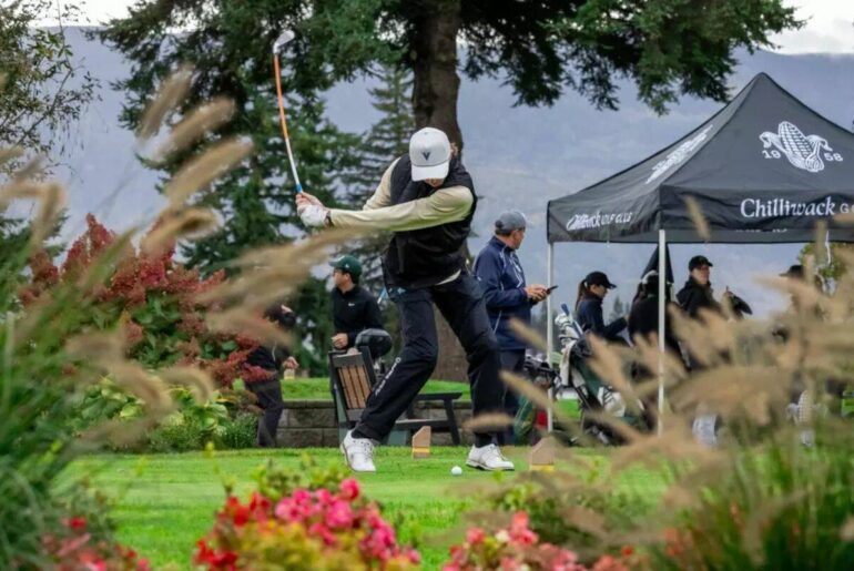 UVic’s Owen Croft climbs from walk-on to Canada West golf champion UVic’s Owen Croft fired rounds of 68-66 to claim the 2025 Canada West championship. (Jamin Heller/UVic Vikes website)