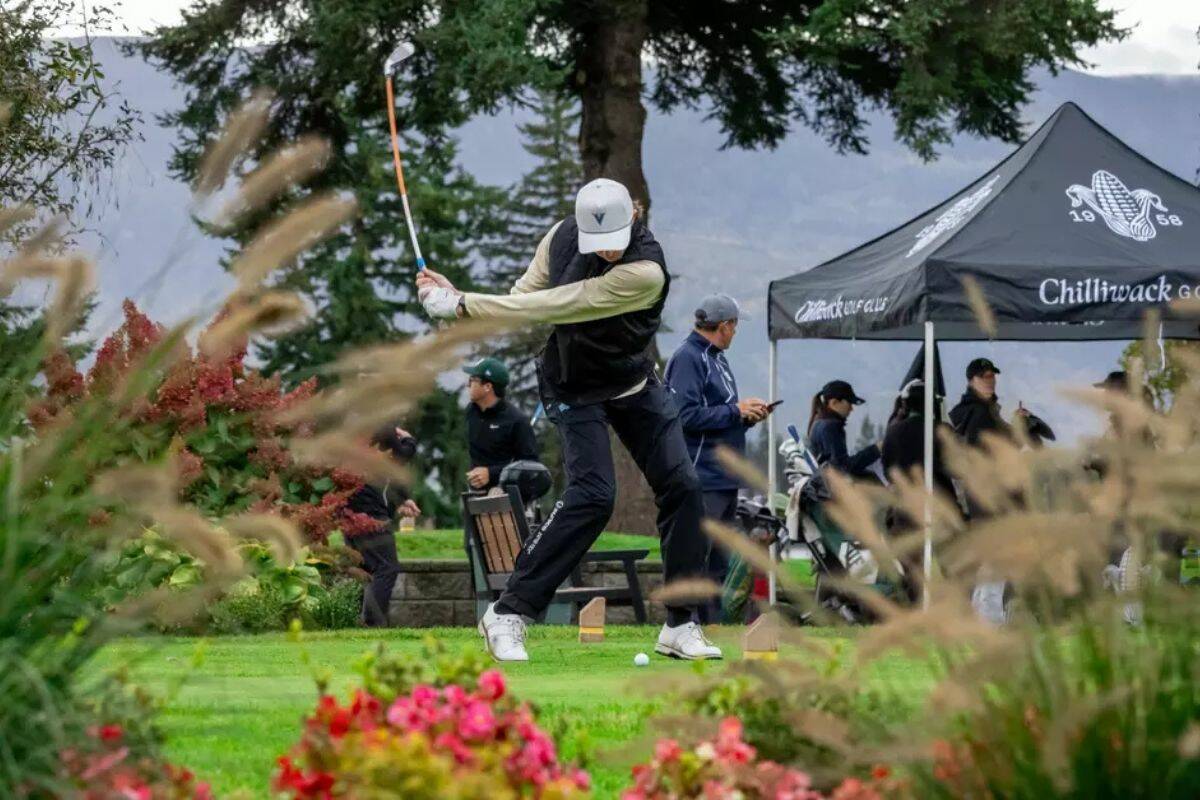UVic’s Owen Croft climbs from walk-on to Canada West golf champion UVic’s Owen Croft fired rounds of 68-66 to claim the 2025 Canada West championship. (Jamin Heller/UVic Vikes website)