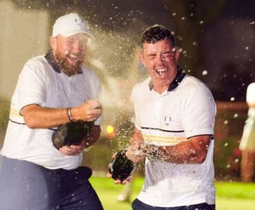 Europe Ryder Cup party included 240 bottles of champagne - Golf - Sports