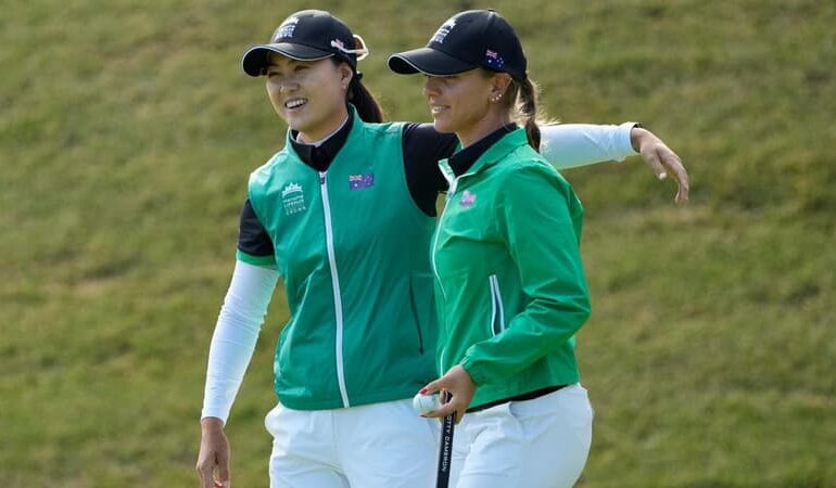 Aussie golf aces battle into women’s ‘World Cup’ semis Aussie golf aces battle into women's 'World Cup' semis