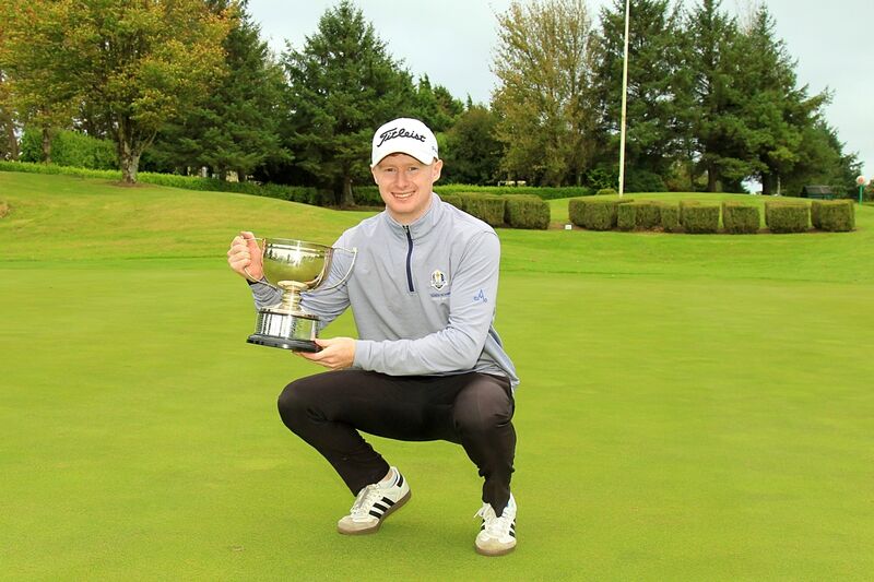 Robbie Walsh (Douglas) won the BoyleSports Lee Valley Scratch Cup after a play-off on Sunday. Picture: Niall O'Shea