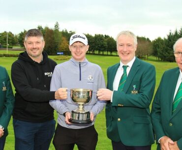 Golfer Robbie Walsh wins second Lee Valley Title