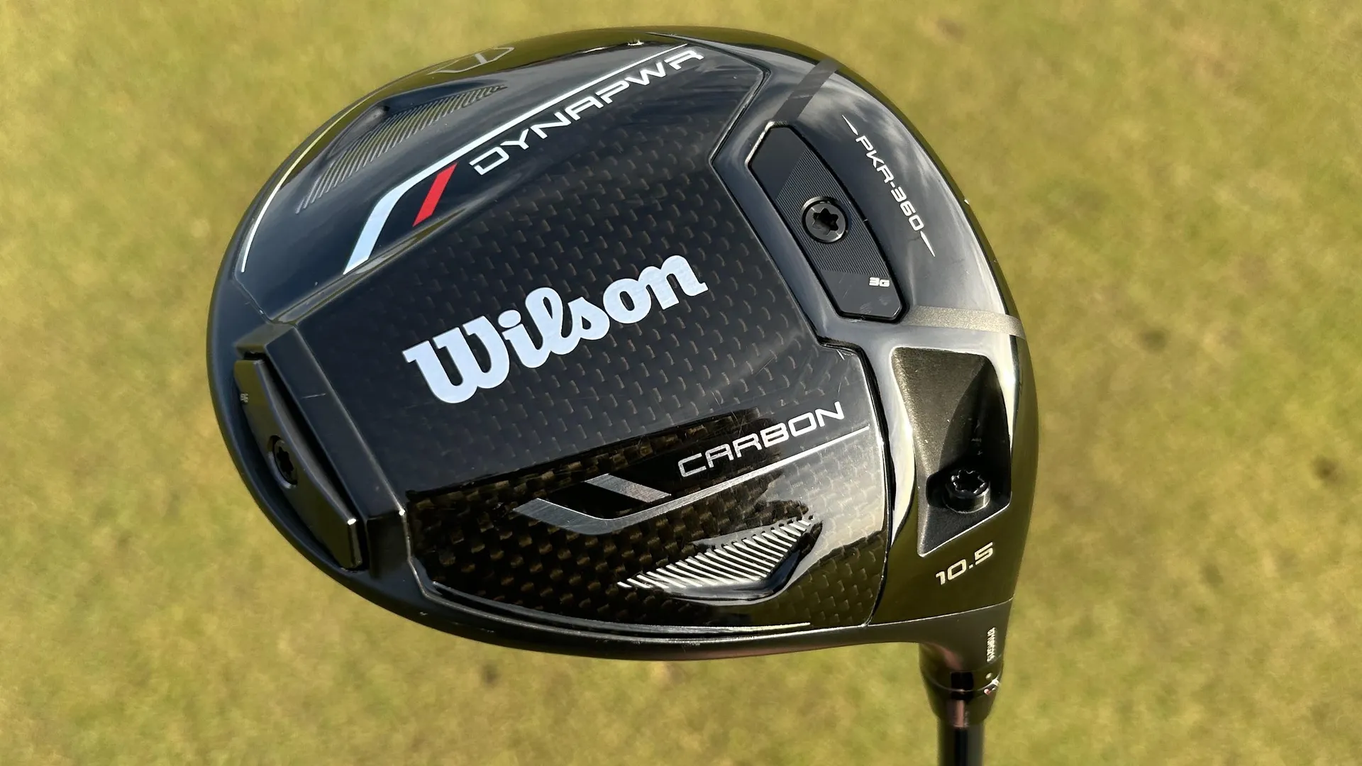 Wilson 2025 Dynapwr Carbon Driver on the green