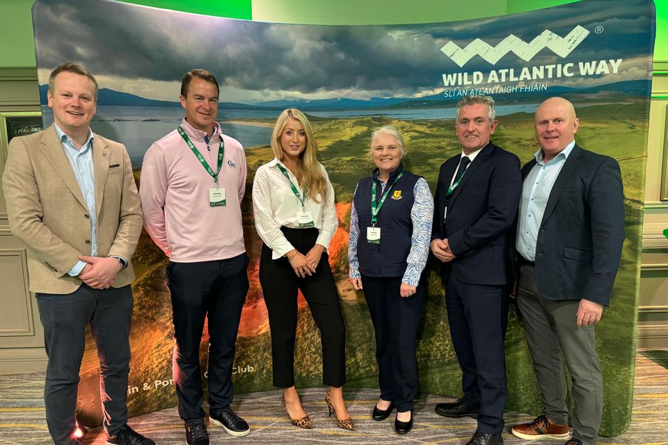 Joe Murphy, Fáilte Ireland; Xavier Medas, The Strandhill Golf Club; Karen Dunne, County Sligo Golf Club; Lynn McCool, Donegal Golf Club; Stephen Bell, Lough Eske Castle and Martin Donnelly, Fáilte Ireland.