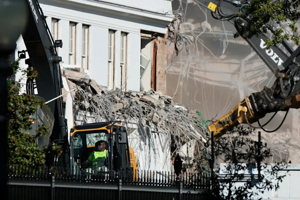 Trump is demolishing the East Wing to make room for a new ballroom (Reuters)