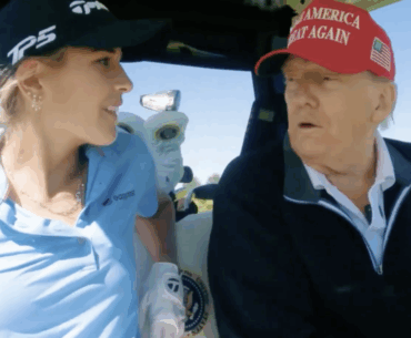 Donald Trump caught off guard by granddaughter Kai’s interview-style question