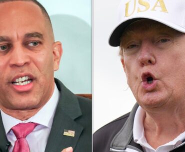 Hakeem Jeffries Tells Trump To 'Get Off The Golf Course'