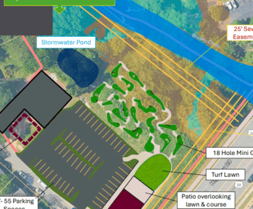 Mini golf, coffee shop, biergarten coming near Mills Mill Mini golf, coffee shop, biergarten coming near Mills Mill