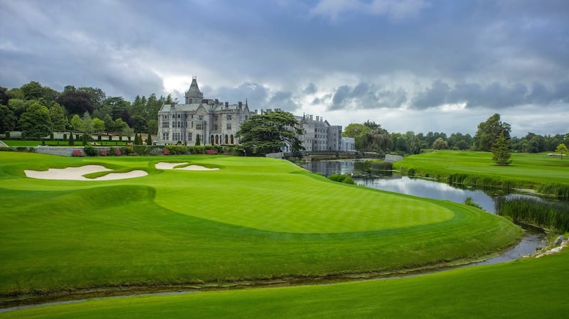 The golf course at Adare Manor, Limerick.