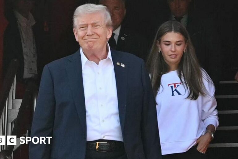 Kai Trump: US President Donald Trump’s granddaughter to make LPGA golf debut at The Annika US President Donald Trump, along with his granddaughter Kai Madison Trump, attends the 2025 Ryder Cup