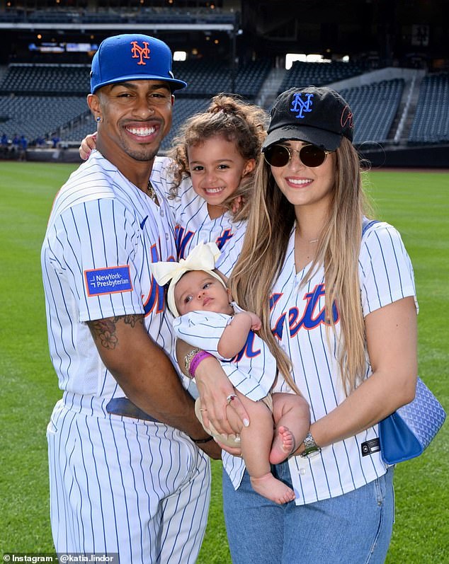 The wife of New York Mets shortstop Francisco Lindor shared threatening messages from fans