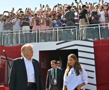 Historical images of Trump, Melania, Barron, Kai, Ivanka, Mar-a-Lago