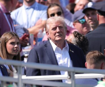 Kai Trump plays 18 holes with grandpa Donald Trump