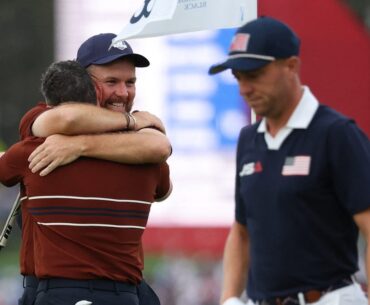 Team Europe dominating USA again. 2025 Ryder Cup is already over.