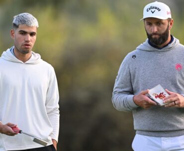 Jon Rahm was nervous playing with Carlos Alcaraz Jon Rahm was nervous playing with Carlos Alcaraz