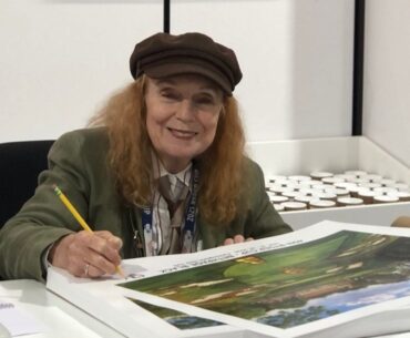 Ryder Cup poster painted by New York and Naples Florida artist