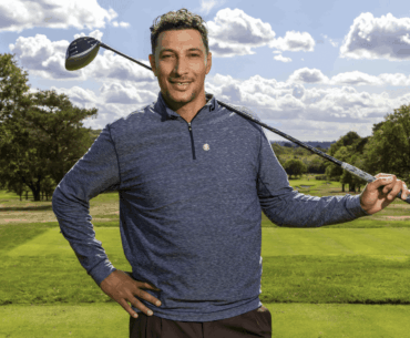 Jay Bothroyd with a golf club