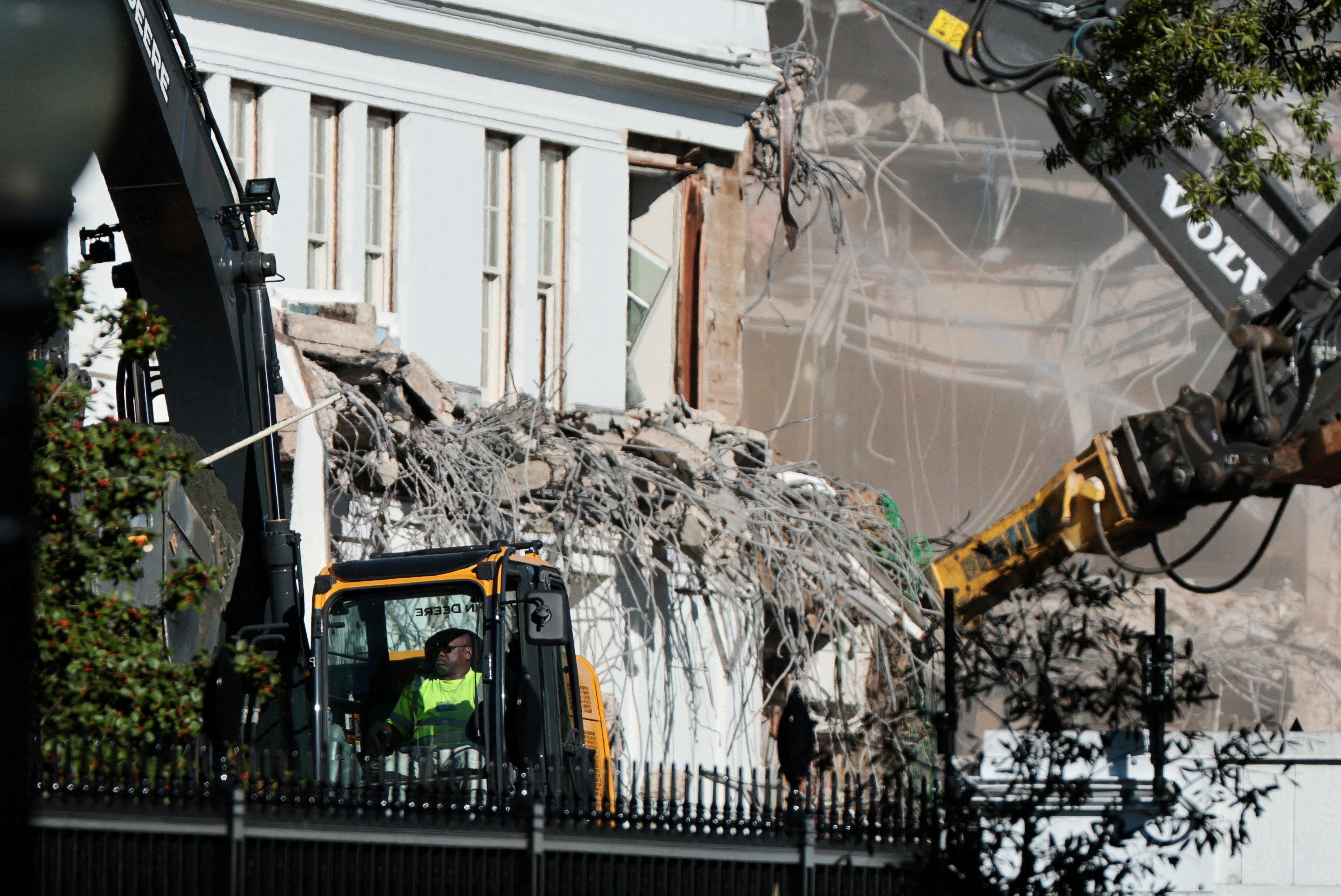 Trump is demolishing the East Wing to make room for a new ballroom