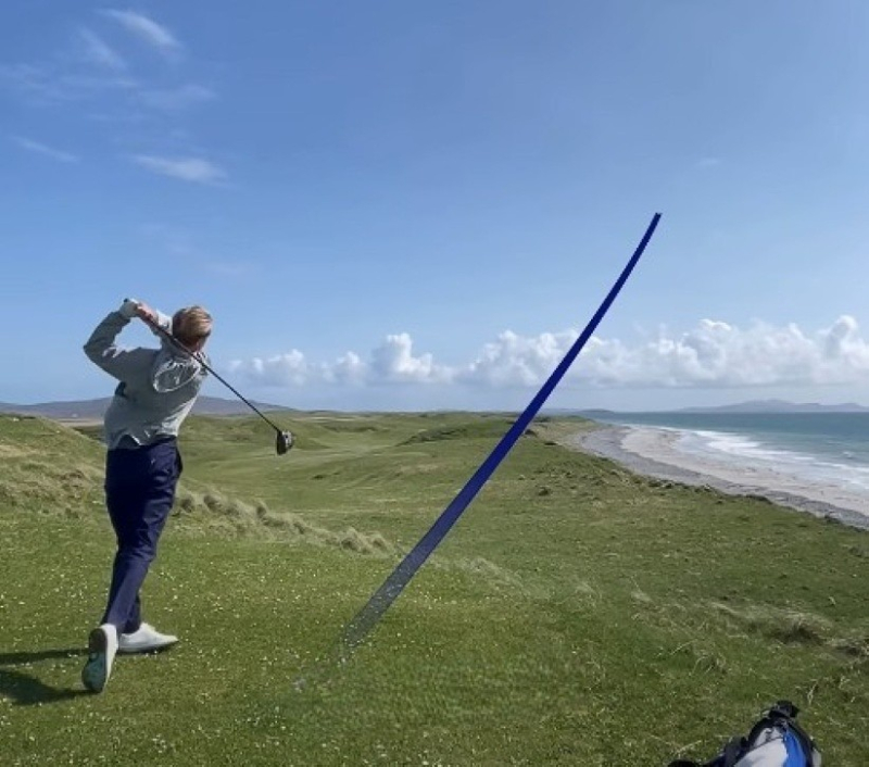 Golf influencer ranks Isles course no.4 in Scotland Golf shot on a Scottish links course.
