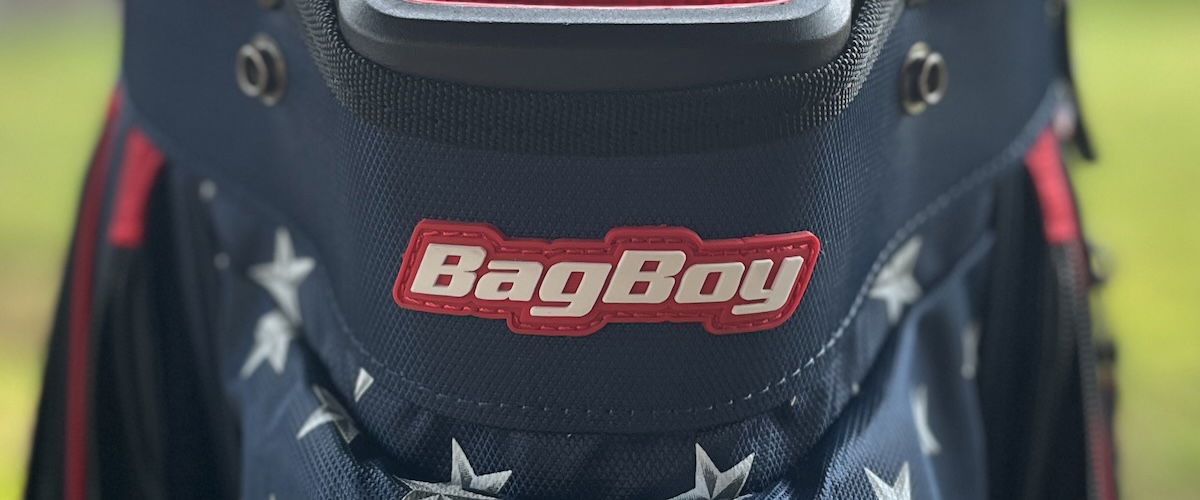Bag Boy CB-15 Cart Golf Bag badge