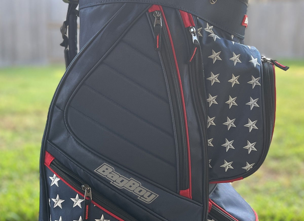 Bag Boy CB-15 Cart Golf Bag left side pockets