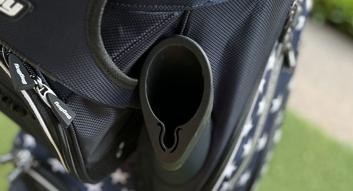 Bag Boy Revolver XP Cart Golf Bag umbrella holder