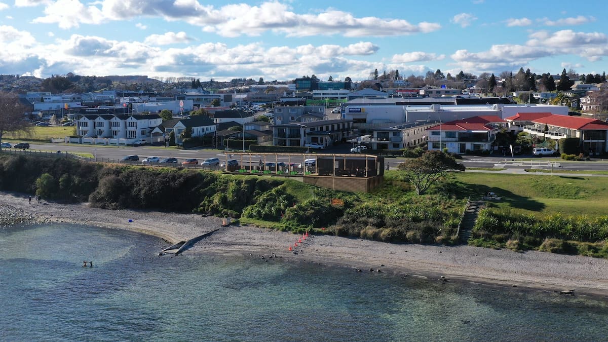Revamped Taupō Hole in One Challenge adds café and new ‘Ball Blaster’ feature Revamped Taupō Hole in One Challenge adds café and new ‘Ball Blaster’ feature