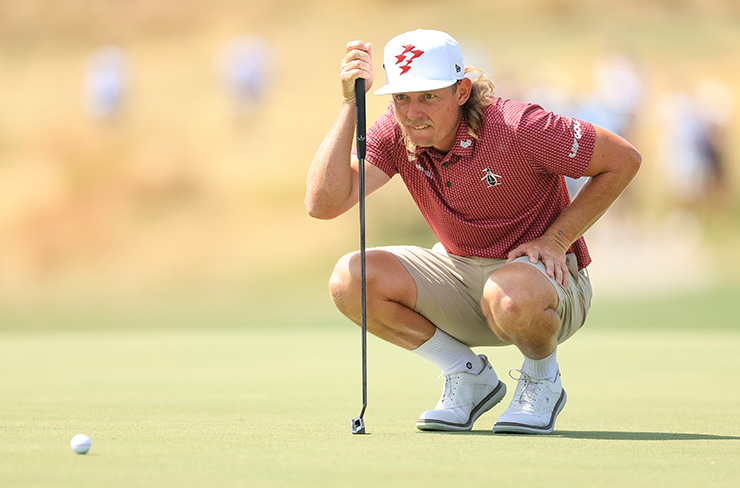 Cam Smith chipping over a bunker with every club in his bag is pure short-game wizardry