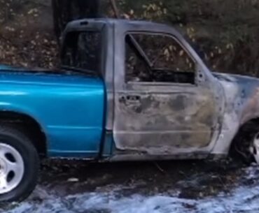 Nanaimo golf course says stolen truck driven onto green, lit on fire
