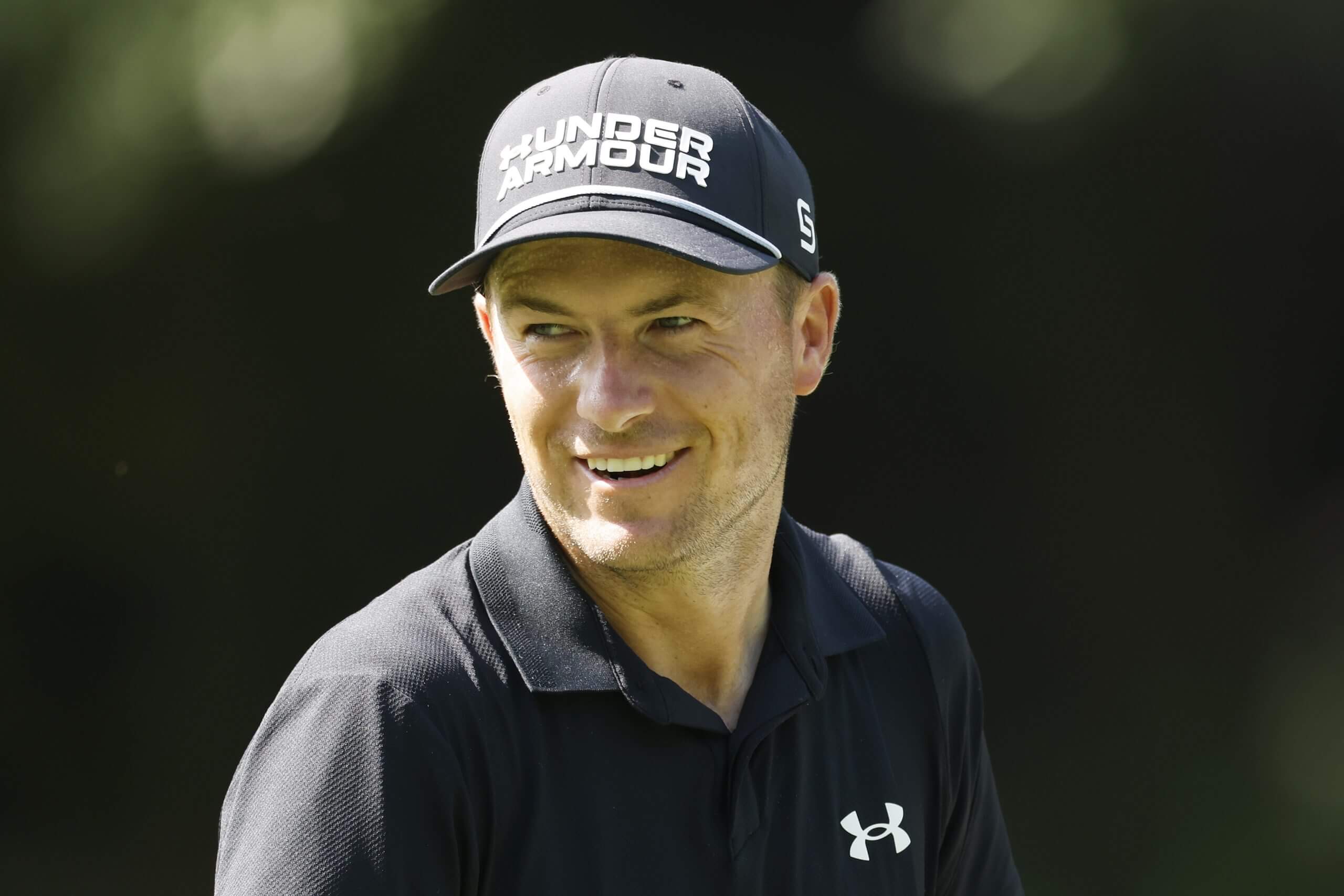 Jordan Spieth reacts after a putt at July's Wyndham Championship.